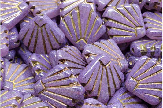 Diafan Beads, Crystal Gold Lined 20009 (00030-54302-20009), Glass, Czech Republic