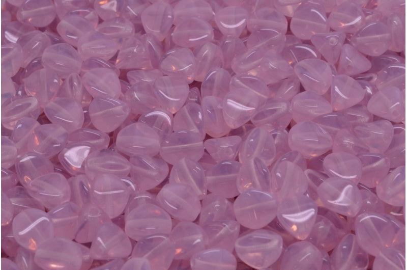 出口 10 克捏珠，蛋白石粉色 (71010)，玻璃，捷克共和国