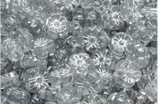 マロウフラワー、クリスタルシルバーライン（00030-54301）、ガラス、チェコ共和国