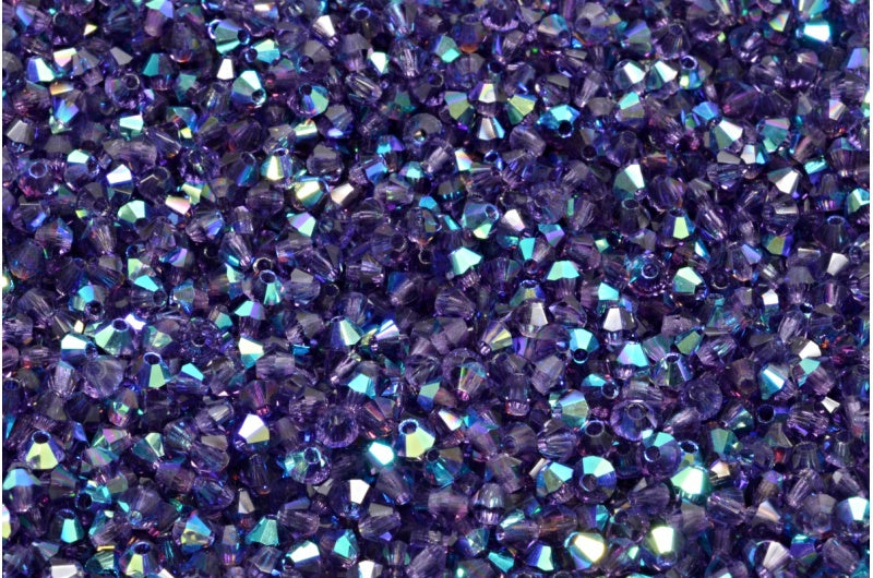 Maschinengeschnittene Bicone Xilion High Sparkle Beads, 20510 Ab (20510-28701), Glas, Tschechische Republik