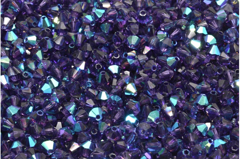 Maschinengeschnittene Bicone Xilion High Sparkle Beads, 20510 Ab (20510-28701), Glas, Tschechische Republik