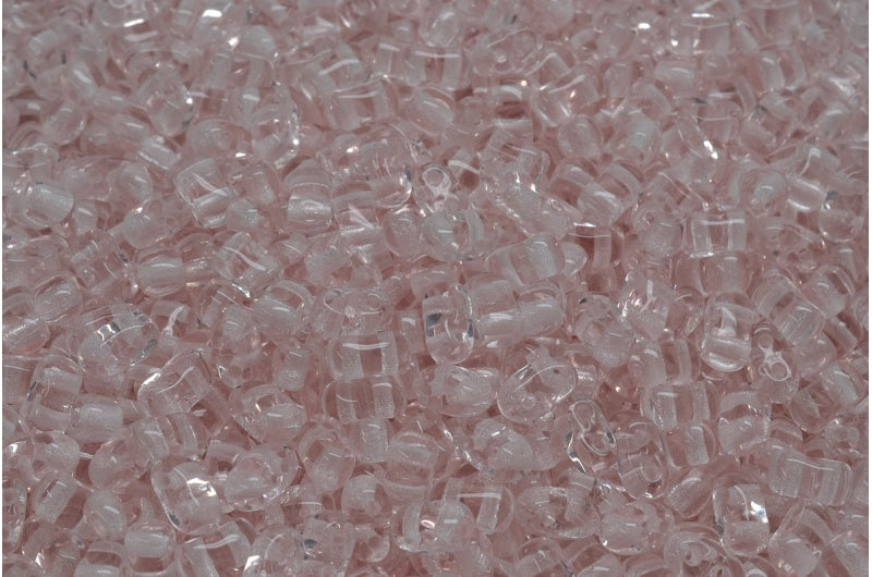 Bi-Bo Beads, Transparent Pink (70120), Glass, Czech Republic