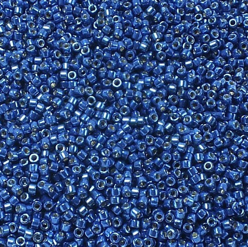 Miyuki DELICA Rocailles, Duracoat Galvanized Navy Blue (# DB2511), Glas, Japan