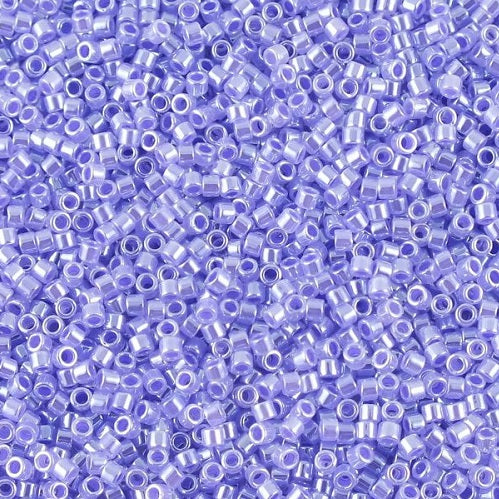 Miyuki DELICA Seed Beads Rocailles, Ceylon Purple (# DB0249), Glass, Japan