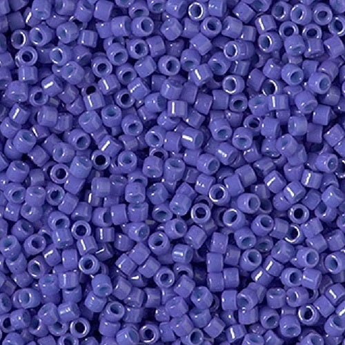 Miyuki DELICA Rocailles, Duracoat Opaque Violet Blue (# DB2359), Glas, Japan