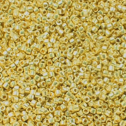 Miyuki DELICA Seed Beads Rocailles, Galvanized Zest (# DB0424), Glass, Japan