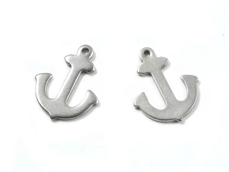 Pendant - anchor, approx. 16x13 mm, Stainless Steel 304
