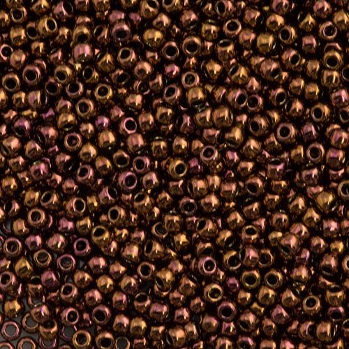 TOHO Round Seed Beads Rocailles, Olympic Bronze (), Glass, Japan