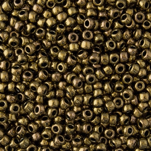 TOHO Round Seed Beads Rocailles, Antique Bronze (# 223), Glass, Japan