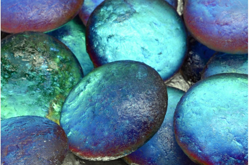 Cabochon Beads, Crystal Etched 26601 S (00030-etch-26601-S), Glass, Czech Republic