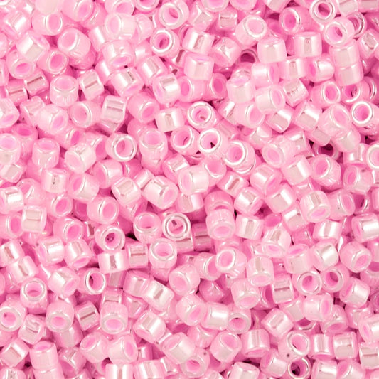 Miyuki DELICA Rocailles, Ceylon Pink (#DB0244), Glas, Japan