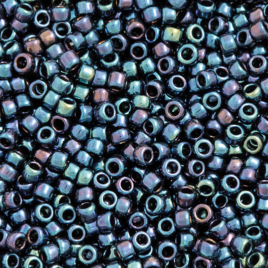 TOHO Round Seed Beads Rocailles, Metallic Cosmos (# 88), Glass, Japan