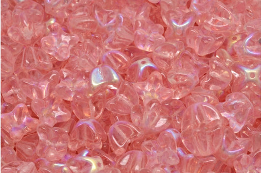Lilac Flower, Crystal Ab Light Pink (00030-28701-34304), Glass, Czech Republic