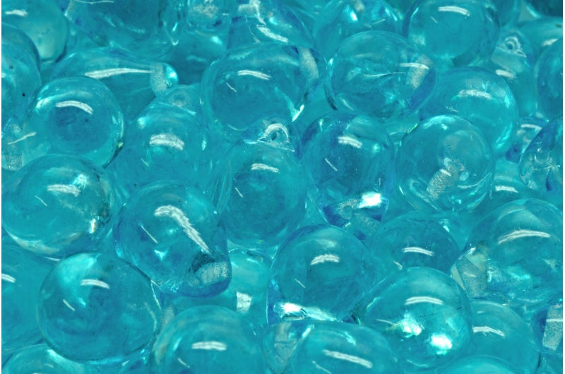 OUTLET 10 grams Teardrop Beads, Crystal 34308 (00030-34308), Glass, Czech Republic