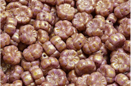 マロウフラワー、白 84306 86720 (02010-84306-86720)、ガラス、チェコ共和国