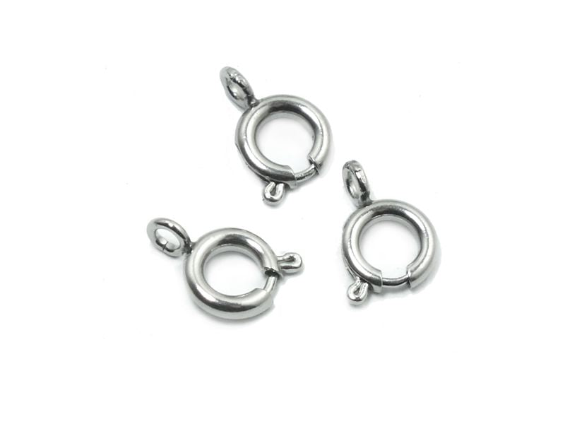 Spring Ring Clasp, Stainless Steel 304