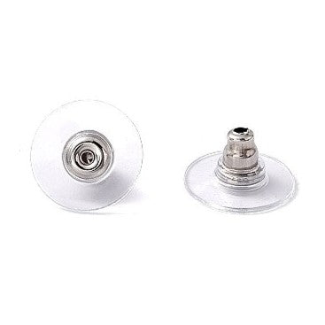 Plastic Transparent Earring Stopper