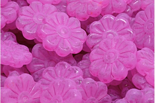 OUTLET 10 Gramm Daisy Flower Bead, Crystal 84305 (00030-84305), Glas, Tschechische Republik