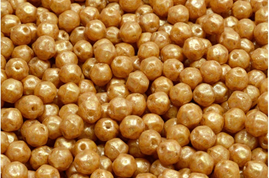 Pressed Beads, White Opal 84311 86720 (02020-84311-86720), Glass, Czech Republic