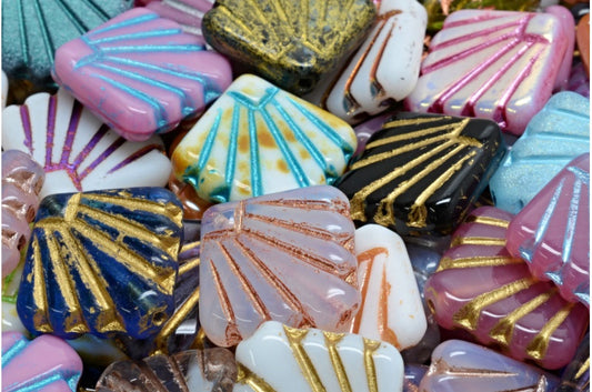 Diafan Beads, 1 Mixed Colors (00001-mix), Glass, Czech Republic