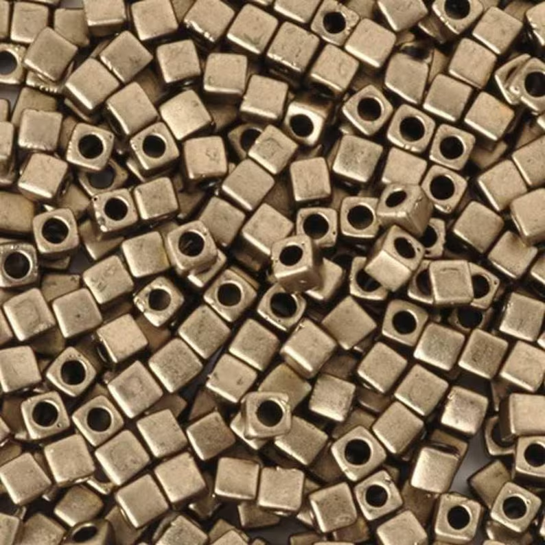 Miyuki Square Glass Beads, color 2006, Japan