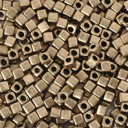 Miyuki Square Glass Beads, color 2006, Japan