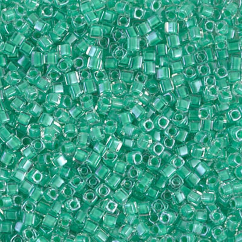 Miyuki Square Glass Beads, color 219, Japan