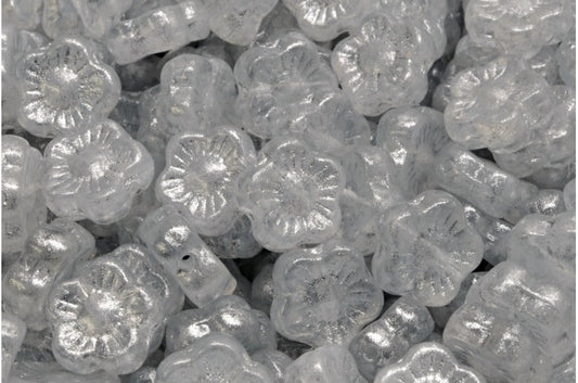 日落花珠，R0021 银灰色 (R0021-34301)，玻璃，捷克共和国