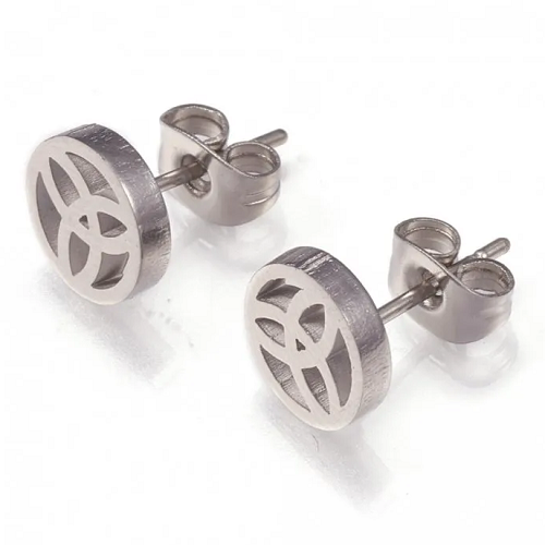 Stud earrings - trinity knot, Stainless Steel 304