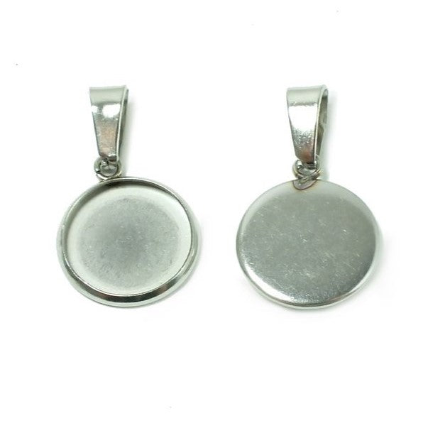 Pendant round kettle (bed) with hatch, approx. 24 mm, Stainless Steel 304