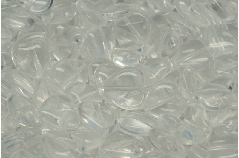 ハートビーズ、クリスタル（00030）、ガラス、チェコ共和国