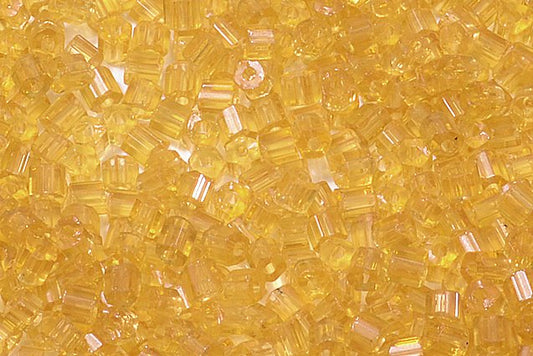 2-CUT Preciosa Ornela Rocailles Seed Beads, Topaz (10050), Glass, Czech Republic