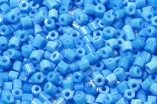 2-CUT Preciosa Ornela Rocailles Seed Beads, Blue (63050-63040), Glass, Czech Republic