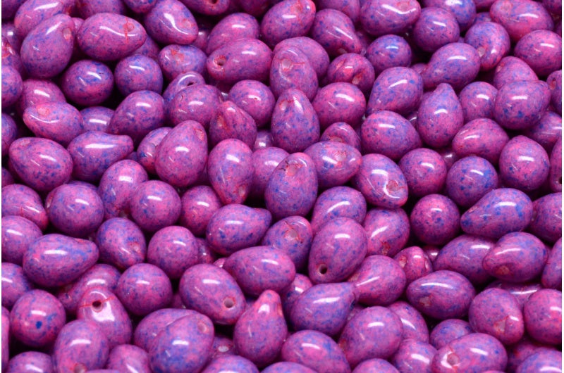 ドロップビーズ、ホワイトオパール 31274 31036 (02020-31274-31036)、ガラス、チェコ共和国