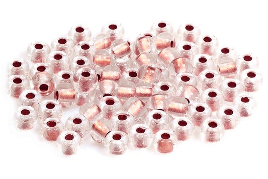 Rocailles Pressed Seed Beads, Crystal Copper Lined (00030-68105), Glass, Czech Republic