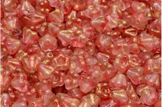 Bell Flower Beads, Crystal 542012 (00030-542012), Glass, Czech Republic