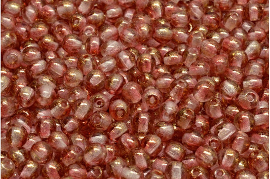 ラウンドドラックビーズ、クリスタル 541012 (00030-541012)、ガラス、チェコ共和国