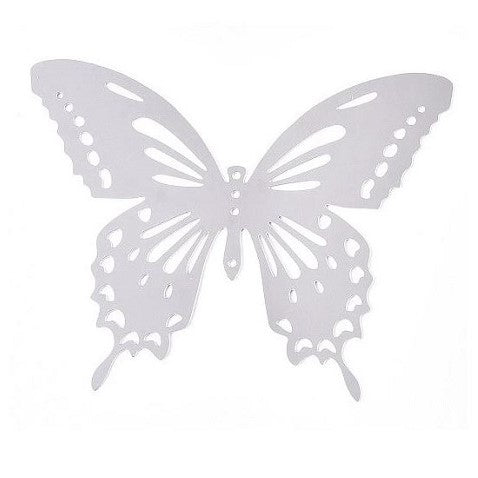 Decorative piece - butterfly, approx. 56 x 70 x 0.3 mm, Stainless Steel 304