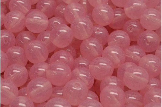 Round Druck Beads, Crystal 20008 (00030-20008), Glass, Czech Republic
