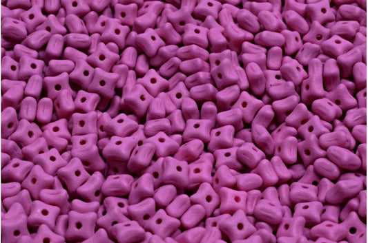 オリオンビーズ、ホワイトオパールブライトパープルマット（02020-22M13）、ガラス、チェコ共和国