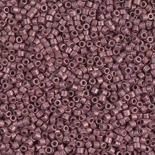 Miyuki DELICA Seed Beads Rocailles, Galvanized Matte Berry  (DB1167), Glass, Japan