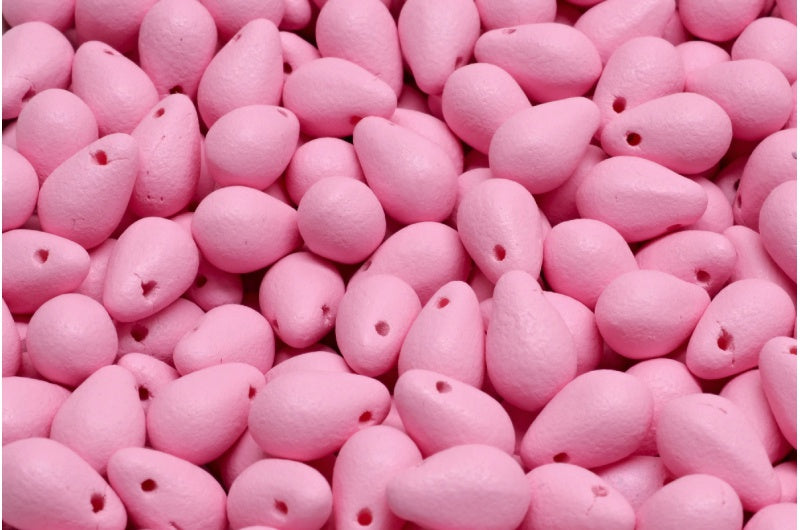 ドロップビーズ、ホワイト 22M10 (02010-22M10)、ガラス、チェコ共和国