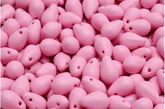 ドロップビーズ、ホワイト 22M10 (02010-22M10)、ガラス、チェコ共和国