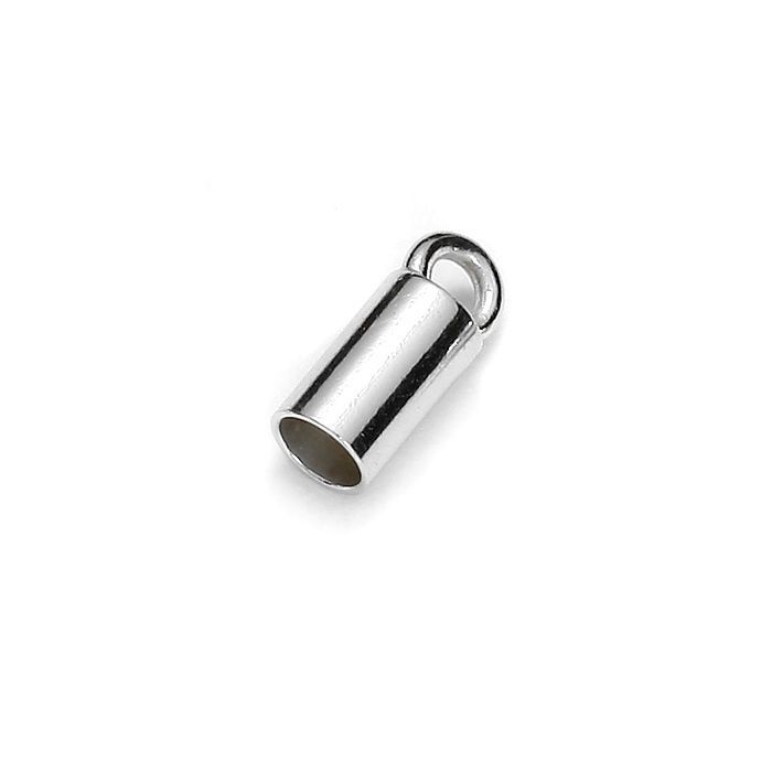 End Cap – Sterling Silver 925 (8×3 mm)