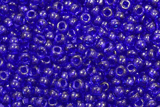 Round Preciosa Ornela Rocailles Seed Beads, Dark Sapphire (30100), Glass, Czech Republic