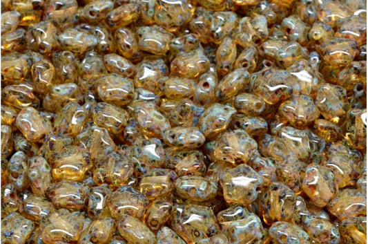 フラットスタービーズ、クリスタルトラバーチン（00030-86800）、ガラス、チェコ共和国