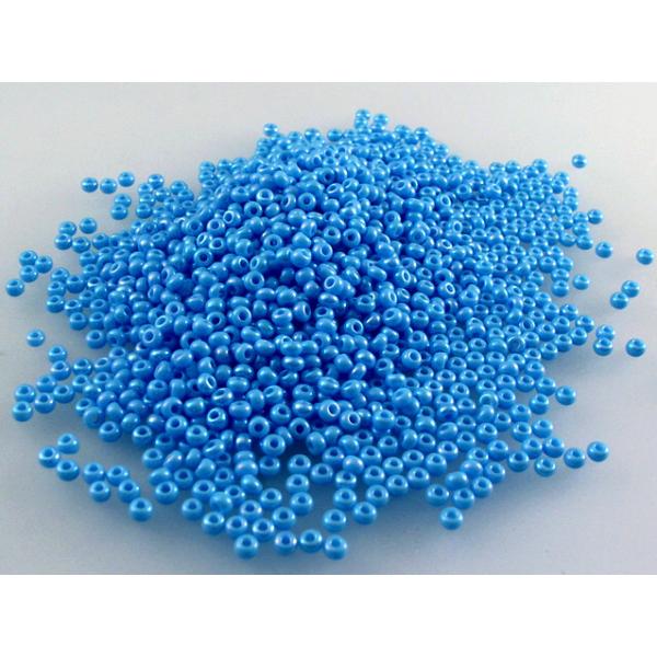 Round Preciosa Ornela Rocailles Seed Beads, Turquoise, Sfinx (68020), Glass, Czech Republic