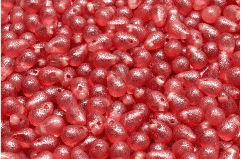 Drop Beads, Crystal Red (00030-542005), Glass, Czech Republic