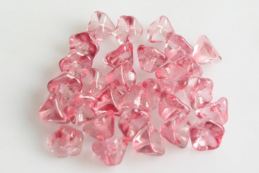 OUTLET 10 grams Bell Flower Beads, Crystal 48678 (00030-48678), Glass, Czech Republic