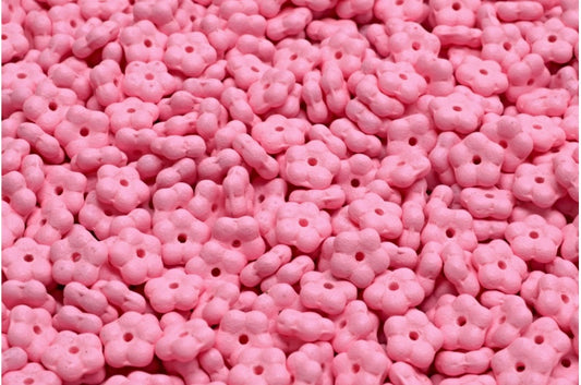 忘れな草ビーズ、ホワイト 22M10 (02010-22M10)、ガラス、チェコ共和国